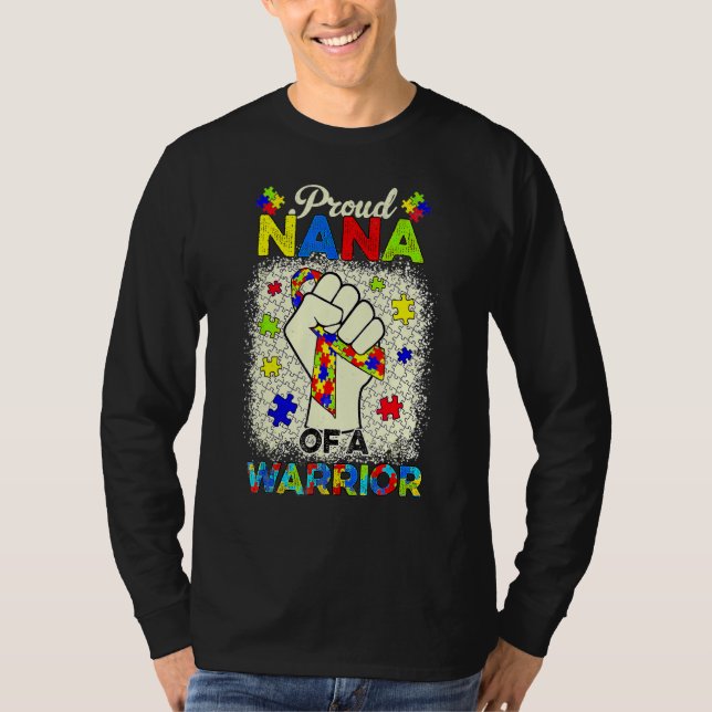 Camiseta Autismo Nana Do Autismo Sensibilizador Apoio Ao Gu (Frente)