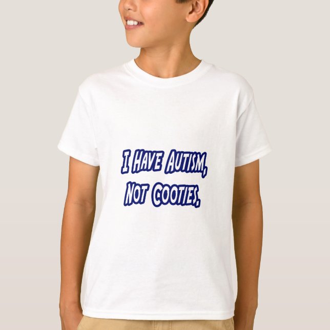 Camiseta Autismo... Não Coisas (Frente)