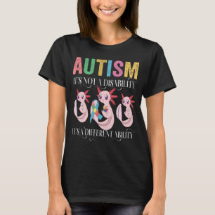 Camiseta Autismo não é uma deficiência é uma habilidade dif