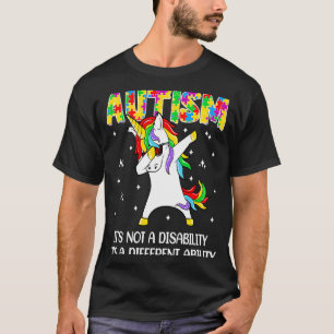 Camiseta Autismo Não É Uma Deficiência É Uma Habilidade Dif