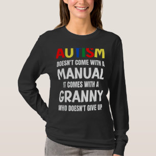 Camiseta Autismo não vem com um manual que vem com um