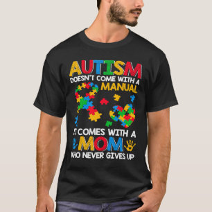 Camiseta Autismo não vem com uma fita de Quebra-cabeça manu