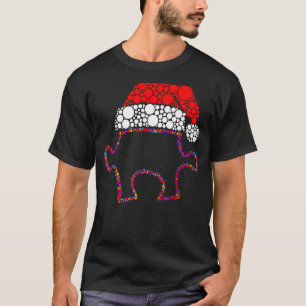 Camiseta Autismo Natal Chapéu Quebra-cabeça Piece ASD Aw