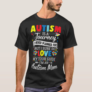Camiseta Autismo-O Autismo É Uma Jornada Que Eu Nunca Plane