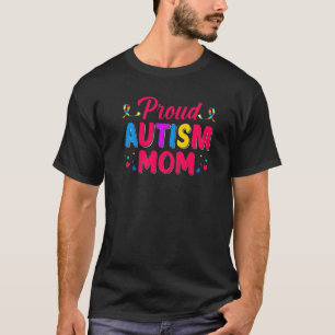 Camiseta Autismo Orgulhoso Mamãe Crianças Autismo Irmãs Boy