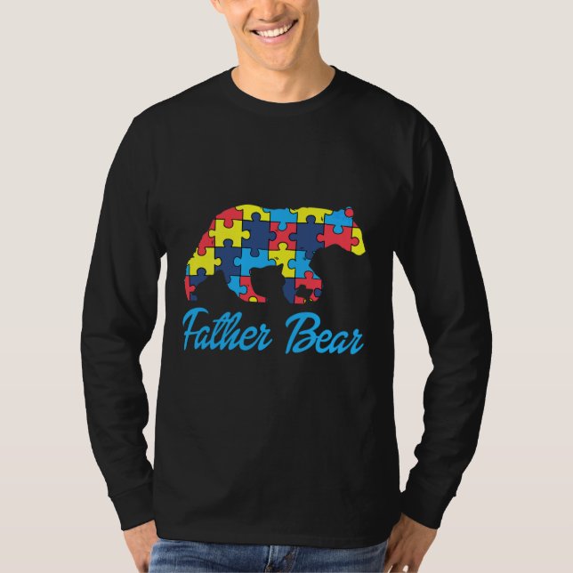 Camiseta Autismo Padre Ursa Consciência (Frente)