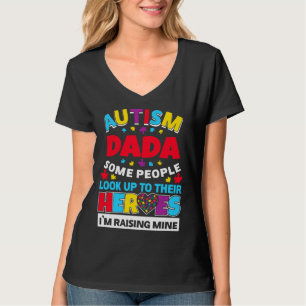 Camiseta Autismo Papas Dada Procuram Seus Heroicos Ascensão