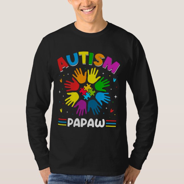 Camiseta Autismo Papaw Ama Autismo Sensibilização Correspon (Frente)