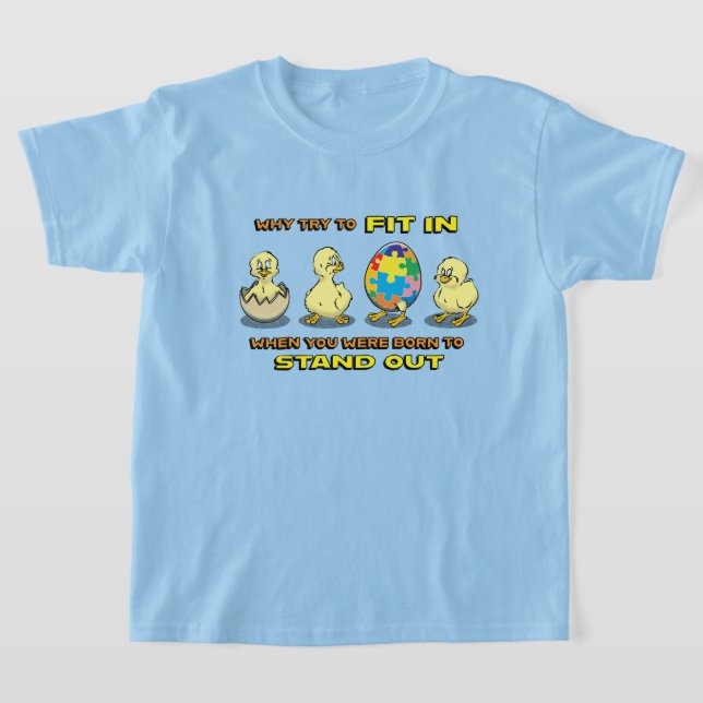 Camiseta Autismo Por Que Ajustado (Postura )