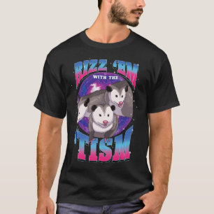Camiseta Autismo Possum Lover Gift Rizz Em Com O Tismo Dive