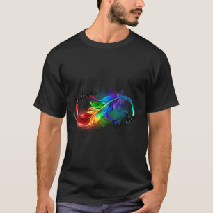 Camiseta Autismo Professor Autismo Arco-Íris Infinito Símbo