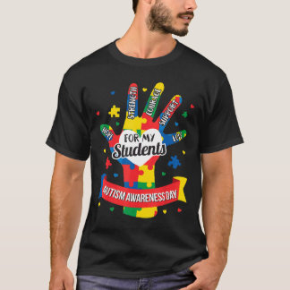 Camiseta Autismo-Professor Conscientização do Autismo  Peça