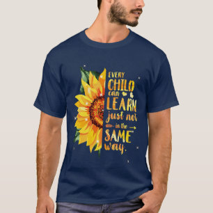 Camiseta Autismo Professor de Educação Especial Girassol