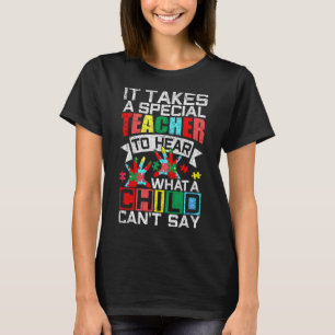 Camiseta Autismo Professor Quebra-cabeça Piece Child Grunge