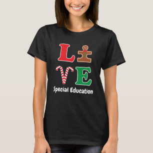 Camiseta Autismo Professora de Educação Especial Amor de 
