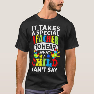 Camiseta Autismo Professora Quebra-cabeça Peece Especial Mu