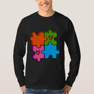 Camiseta Autismo Quebra-cabeça Autismo Sensibilização Mês A