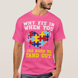 Camiseta Autismo Quebra-cabeça do Coração Autismo Consciênc