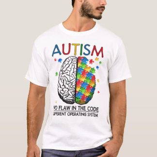 Camiseta Autismo Quebra-cabeça Piece Oferece Autismo Citaçã