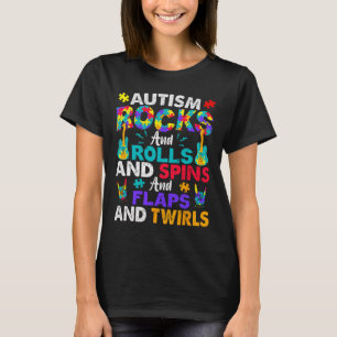 Camiseta Autismo Rochas E Rolos E Gira Consciência Autismo