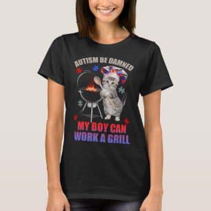 Camiseta Autismo Seja Maldito Meu Filho Pode Trabalhar Um C