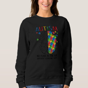 Camiseta Autismo Sem Defeito No Código Autismo Cérebro Auti