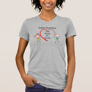 Camiseta Autismo Sem PalavrasCamisa-T