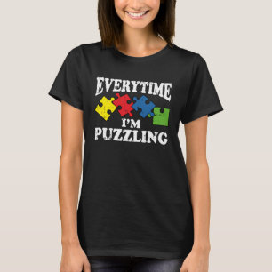 Camiseta Autismo Sensibiliza Meninas Toda Vez Que Estou Eni