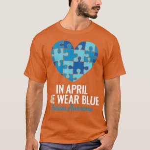 Camiseta Autismo Sensibilização Abril Vestimos Atenção ao A