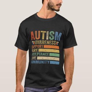 Camiseta Autismo Sensibilização Aceitação de Cuidados de Sa