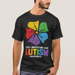 Camiseta Autismo Sensibilização Aceite Compreender Au Apoio