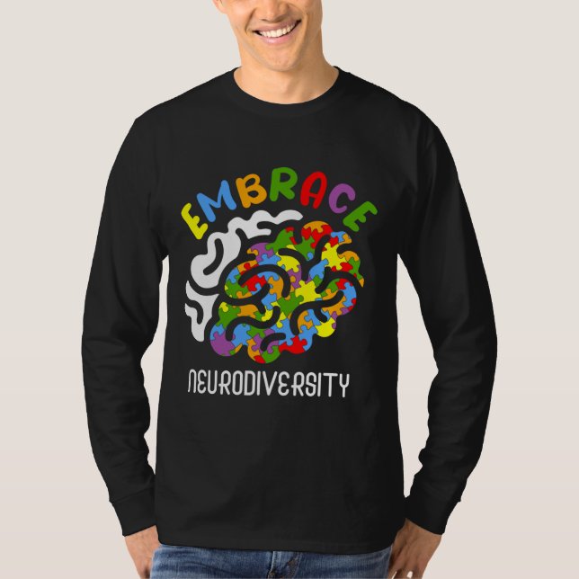 Camiseta Autismo Sensibilização Adota Neurodiversidade Auti (Frente)