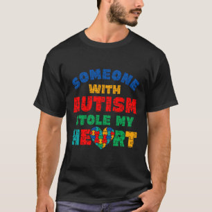 Camiseta Autismo Sensibilização Alguém Com Autismo Roubou M