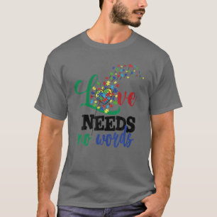 Camiseta Autismo Sensibilização Amor Não Precisa De Pala