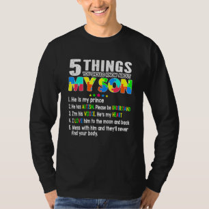 Camiseta Autismo Sensibilização Apoia Autismo Filhos Da Mãe
