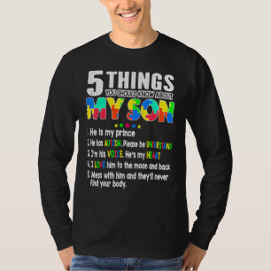 Camiseta Autismo Sensibilização Apoia Autismo Filhos Da Mãe