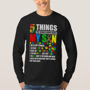 Camiseta Autismo Sensibilização Apoia Autismo Filhos Da Mãe