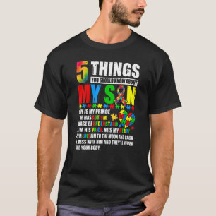Camiseta Autismo Sensibilização Apoia Autismo Filhos Da Mãe