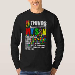 Camiseta Autismo Sensibilização Apoia Autismo Filhos Da Mãe