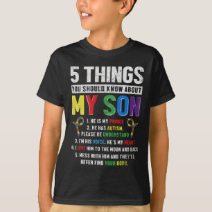 Camiseta Autismo Sensibilização Apoio a Crianças Autistas F