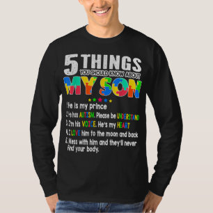 Camiseta Autismo Sensibilização Apoio Autismo Filhos Filho