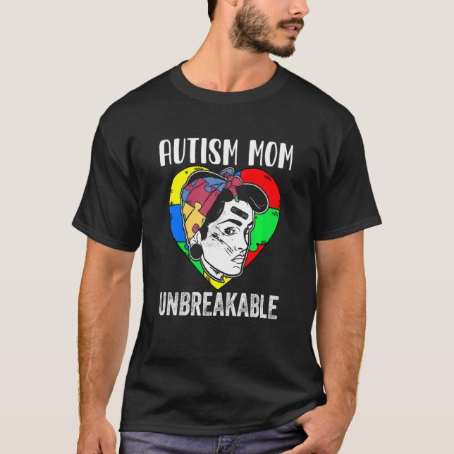 Camiseta Autismo Sensibilização Apoio Autista Mãe Que Nunca (Frente)