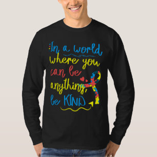 Camiseta Autismo Sensibilização Autismo dá apoio a mulheres