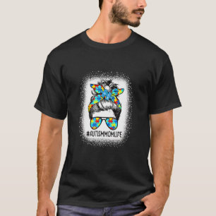 Camiseta Autismo Sensibilização Autismo Mãe Cabelo Mensagei