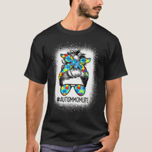 Camiseta Autismo Sensibilização Autismo Mãe Cabelo Mensagei