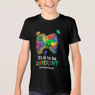 Camiseta Autismo Sensibilização Boas Autismo Vídeo Jogo Mês