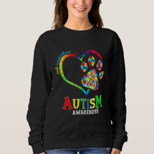 Camiseta Autismo Sensibilização Cão-Coração Apoio Autista