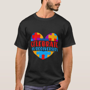Camiseta Autismo Sensibilização Celebra Autismo na Neurodiv