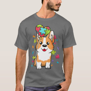 Camiseta Autismo Sensibilização Corgi Cachorro Cachorro Cac