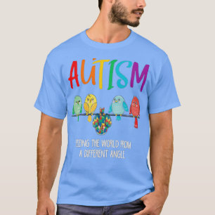 Camiseta Autismo Sensibilização Coruja Coroa Quebra-cabeça